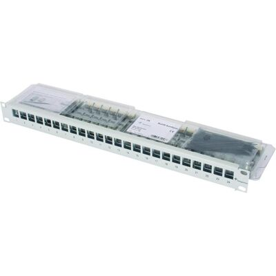 Telegärtner TG 19 module rack 1 U grisJ02023A0039RAL 7035 incl. 24x AMJ-S module Cat - Patch, Serveur : accessoires, Gris - Publicité Telegärtner TG 19 module rack 1 U grisJ02023A0039RAL 7035 incl. 24x AMJ-S module Cat - Patch, Serveur : accessoires, Gris - Publicité