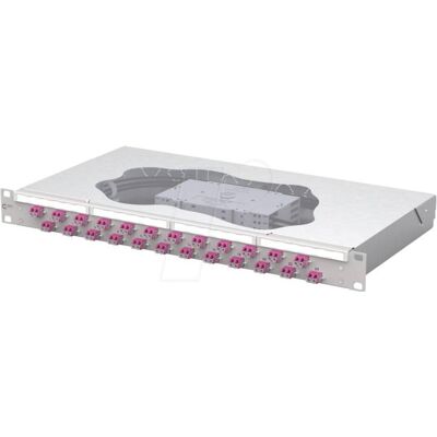 Metz Connect Panneau de brassage OpDAT fix2 splice 24xLC-D OM4, Serveur : accessoires, Gris - Publicité Metz Connect Panneau de brassage OpDAT fix2 splice 24xLC-D OM4, Serveur : accessoires, Gris - Publicité