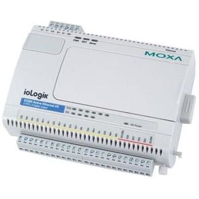 Moxa Serveur ioLOGIK Ethernet I/O 2, Adaptateur réseau - Publicité Moxa Serveur ioLOGIK Ethernet I/O 2, Adaptateur réseau - Publicité