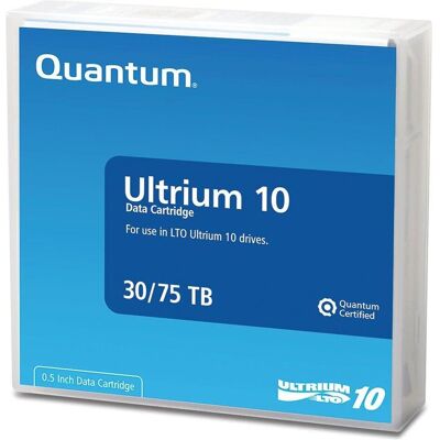 Quantum LTO10 30/75TB, Cartouche de données - Publicité Quantum LTO10 30/75TB, Cartouche de données - Publicité