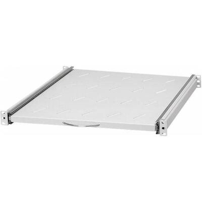 Étagère coulissante 19" 1U 550mm Grise - Stalflex - Publicité Étagère coulissante 19" 1U 550mm Grise - Stalflex - Publicité