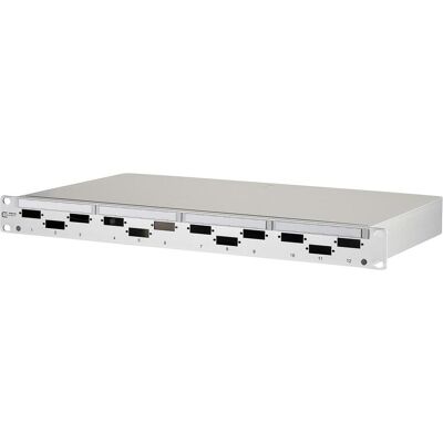 Metz Connect Panneau de brassage 12 ports Fibre optique Coupleurs SC-D 1502005200-E 1U Non équipé, Serveur : accessoires, Gris - Publicité Metz Connect Panneau de brassage 12 ports Fibre optique Coupleurs SC-D 1502005200-E 1U Non équipé, Serveur : accessoires, Gris - Publicité