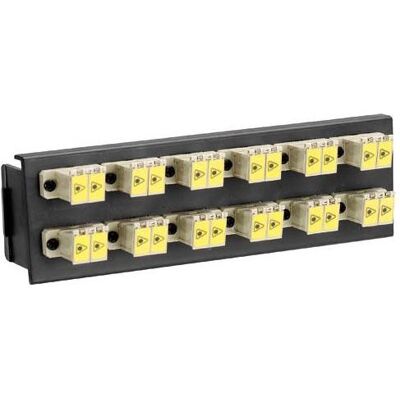 Molex Panneau frontal 12x duplex LC multimode, Serveur : accessoires, Noir, Blanc - Publicité Molex Panneau frontal 12x duplex LC multimode, Serveur : accessoires, Noir, Blanc - Publicité