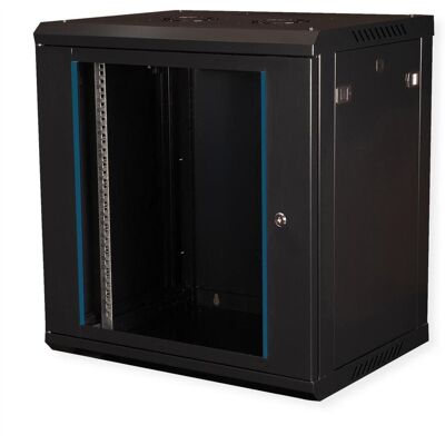 Value 19-Zoll Wandgehäuse 12HE 600x450mm schwarz, Bausatz (12 HE, Rack 19 pouces), Armoire serveur, Noir - Publicité Value 19-Zoll Wandgehäuse 12HE 600x450mm schwarz, Bausatz (12 HE, Rack 19 pouces), Armoire serveur, Noir - Publicité