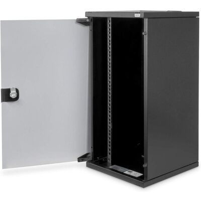 Digitus Wall Mounting Cabinet 254 mm (10") - 312x300 mm (WxD) (12 HE, Rack 10 pouces), Armoire serveur, Noir - Publicité Digitus Wall Mounting Cabinet 254 mm (10") - 312x300 mm (WxD) (12 HE, Rack 10 pouces), Armoire serveur, Noir - Publicité