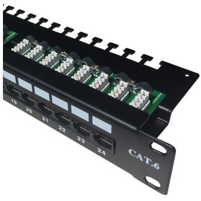 OEM DATACOM Panneau de brassage 24p. CAT6 UTP 3x8p LSA 1U hornà zářez, Serveur : accessoires, Noir - Publicité OEM DATACOM Panneau de brassage 24p. CAT6 UTP 3x8p LSA 1U hornà zářez, Serveur : accessoires, Noir - Publicité