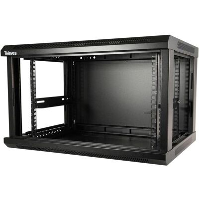 Televes Armoire rack 19 (6 HE, Rack 19 pouces), Armoire serveur, Noir - Publicité Televes Armoire rack 19 (6 HE, Rack 19 pouces), Armoire serveur, Noir - Publicité