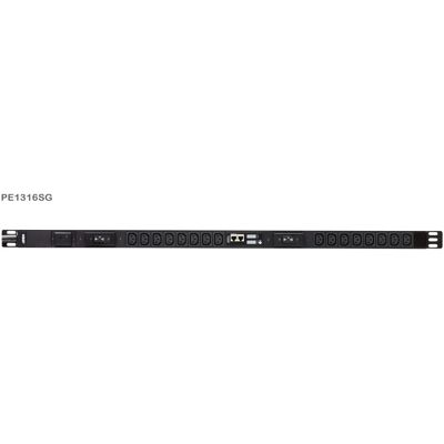 Aten PE1316SG PDU de base 0U avec fonction de mesure et protection contre les surtensions, Accessoire ASI - Publicité Aten PE1316SG PDU de base 0U avec fonction de mesure et protection contre les surtensions, Accessoire ASI - Publicité