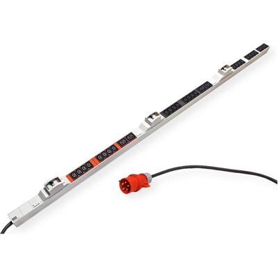 Bachmann IT PDU ALU 1U 24x C13 6x C19 2LS CEE 3x32A rouge, Accessoire ASI - Publicité Bachmann IT PDU ALU 1U 24x C13 6x C19 2LS CEE 3x32A rouge, Accessoire ASI - Publicité