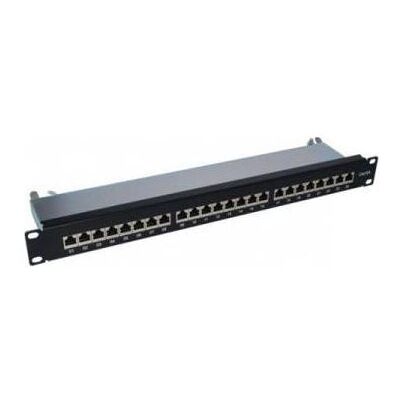 Exertis Connect Panneau de brassage Cat.6A STP 24 ports 19" noir - Panneau de brassage, Serveur : accessoires, Noir - Publicité Exertis Connect Panneau de brassage Cat.6A STP 24 ports 19" noir - Panneau de brassage, Serveur : accessoires, Noir - Publicité