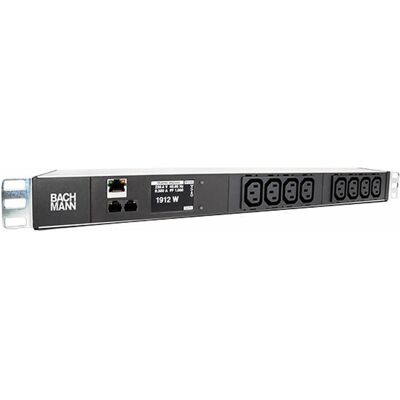 Bachmann Bach 19" PDU dans HE 8x IEC320 C13 2m Monitored TCP/IP, Accessoire ASI - Publicité Bachmann Bach 19" PDU dans HE 8x IEC320 C13 2m Monitored TCP/IP, Accessoire ASI - Publicité