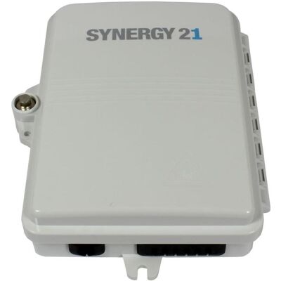 Synergy 21 Coffret mural FTTH IP65 1xentrée/6xsortie (Rack 19 pouces), Armoire serveur, Blanc - Publicité Synergy 21 Coffret mural FTTH IP65 1xentrée/6xsortie (Rack 19 pouces), Armoire serveur, Blanc - Publicité