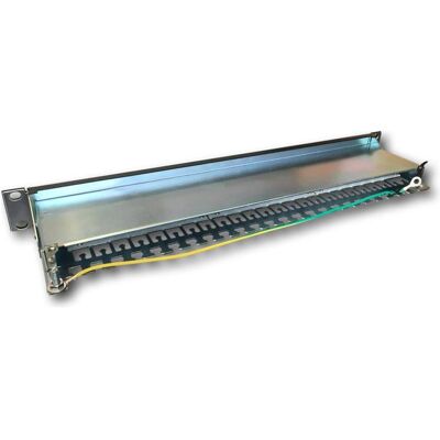 OEM DATACOM Panneau de brassage 19" STP 24 ports CAT6A LSA 1U BK (3x8p) / VL, Serveur : accessoires, Noir - Publicité OEM DATACOM Panneau de brassage 19" STP 24 ports CAT6A LSA 1U BK (3x8p) / VL, Serveur : accessoires, Noir - Publicité