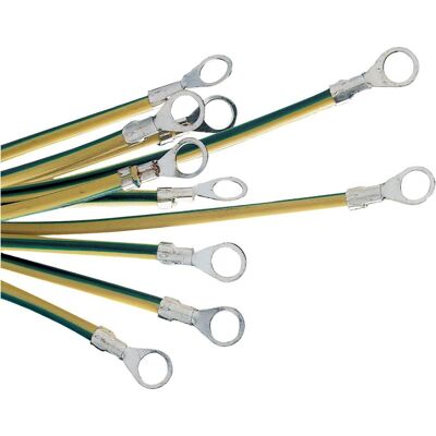 Schneider Electric Câble de mise à la terre 6qmm 220mm D6 NSYEL226D6, Armoire serveur : accessoires, Jaune, Vert - Publicité Schneider Electric Câble de mise à la terre 6qmm 220mm D6 NSYEL226D6, Armoire serveur : accessoires, Jaune, Vert - Publicité