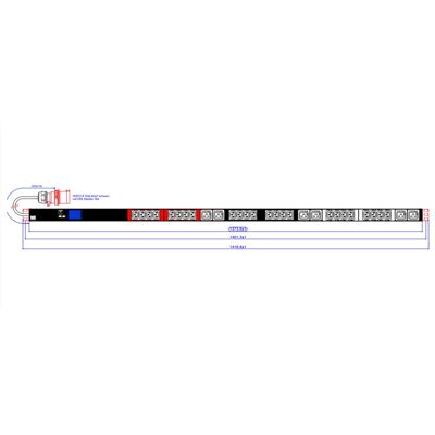 Bachmann BN2000 ALU 1U 24xC13 6xC19 3 phases code couleur, Accessoire ASI - Publicité Bachmann BN2000 ALU 1U 24xC13 6xC19 3 phases code couleur, Accessoire ASI - Publicité