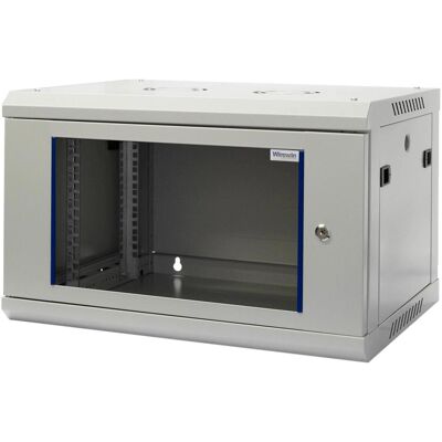 Wirewin 19/ Wandschrank, einteilig, Pro 3nd Generation, 600x450mm, hellgrau (6 HE, Rack 19 pouces), Armoire serveur, Gris - Publicité Wirewin 19/ Wandschrank, einteilig, Pro 3nd Generation, 600x450mm, hellgrau (6 HE, Rack 19 pouces), Armoire serveur, Gris - Publicité