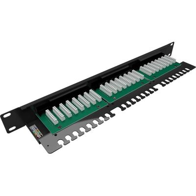 Solarix Panneau de brassage 24 x RJ45 CAT5E UTP s vyvazovací lištou 1U, Serveur : accessoires, Noir - Publicité Solarix Panneau de brassage 24 x RJ45 CAT5E UTP s vyvazovací lištou 1U, Serveur : accessoires, Noir - Publicité