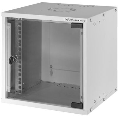 LogiLink W66Z30G - Coffret mural 10" 6U profondeur 230 mm (6 HE, Rack 10 pouces), Armoire serveur, Gris - Publicité LogiLink W66Z30G - Coffret mural 10" 6U profondeur 230 mm (6 HE, Rack 10 pouces), Armoire serveur, Gris - Publicité