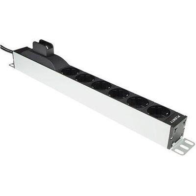 Plenty PDU 19" avec break de circuit, 6x prises de type F, Accessoire ASI - Publicité Plenty PDU 19" avec break de circuit, 6x prises de type F, Accessoire ASI - Publicité