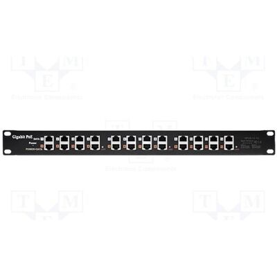Qoltec 54478 Panneau de brassage RACK 12 ports POE Noir, Serveur : accessoires, Noir - Publicité Qoltec 54478 Panneau de brassage RACK 12 ports POE Noir, Serveur : accessoires, Noir - Publicité