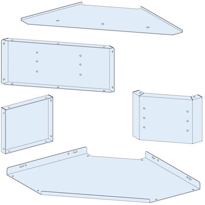 Schneider LVS08713, Armoire serveur : accessoires, Blanc - Publicité Schneider LVS08713, Armoire serveur : accessoires, Blanc - Publicité