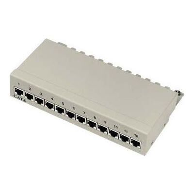 Tecline exertis Connect - Panneau de brassage - adapté au montage mural - CAT 6 - RJ-45 - gris clair, RAL, Serveur : accessoires, Gris - Publicité Tecline exertis Connect - Panneau de brassage - adapté au montage mural - CAT 6 - RJ-45 - gris clair, RAL, Serveur : accessoires, Gris - Publicité
