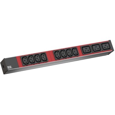 Bachmann IT PDU 19 inch 1U 8xC13 red 3xC19 red, Accessoire ASI - Publicité Bachmann IT PDU 19 inch 1U 8xC13 red 3xC19 red, Accessoire ASI - Publicité