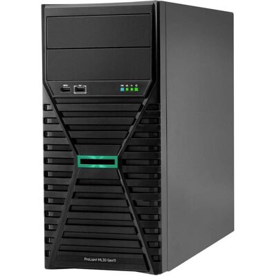 HPE ProLiant ML30 Gen11 6315P 2.8GHz 4c 1P 1x32GB-U 4LFF-NHP 2x1TB HDD 1x350W PS EU Server (32 Go, Serveur tour), Serveur - Publicité HPE ProLiant ML30 Gen11 6315P 2.8GHz 4c 1P 1x32GB-U 4LFF-NHP 2x1TB HDD 1x350W PS EU Server (32 Go, Serveur tour), Serveur - Publicité