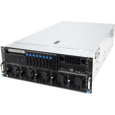 Asus Platforma Rack (4U) ESC8000A-E13X AMD EPYC 9005 (8xNVMe 2xM.2 2x10Gbe 8xQSFP IPMI R3200W), Serveurs lame - Publicité Asus Platforma Rack (4U) ESC8000A-E13X AMD EPYC 9005 (8xNVMe 2xM.2 2x10Gbe 8xQSFP IPMI R3200W), Serveurs lame - Publicité