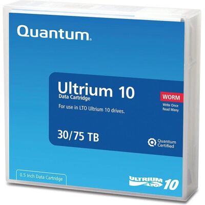 Quantum data cartridge LTO Ultrium 10 LTO-10 WORM, Cartouche de données - Publicité Quantum data cartridge LTO Ultrium 10 LTO-10 WORM, Cartouche de données - Publicité