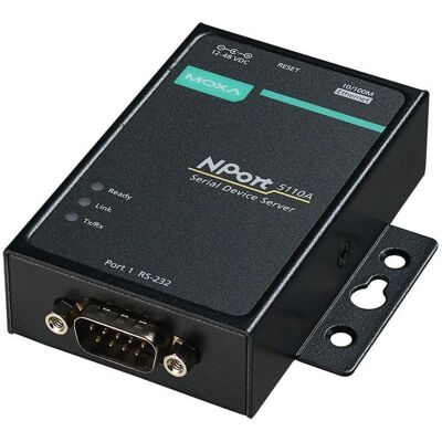 Moxa SERVEUR DE PÉRIPHÉRIQUES NPORT 12-48VDC, Adaptateur réseau, Noir - Publicité Moxa SERVEUR DE PÉRIPHÉRIQUES NPORT 12-48VDC, Adaptateur réseau, Noir - Publicité