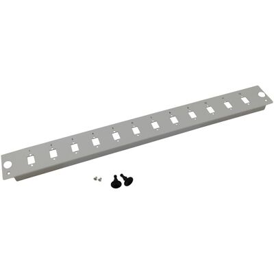 Helos Couverture frontale en fibre optique pour breakoutbox, Armoire serveur : accessoires, Gris - Publicité Helos Couverture frontale en fibre optique pour breakoutbox, Armoire serveur : accessoires, Gris - Publicité