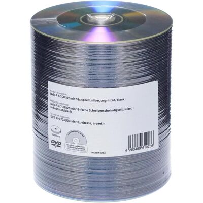 MediaRange DVD-R 4,7 Go, broche de 100 (100x), Support de données optiques - Publicité MediaRange DVD-R 4,7 Go, broche de 100 (100x), Support de données optiques - Publicité