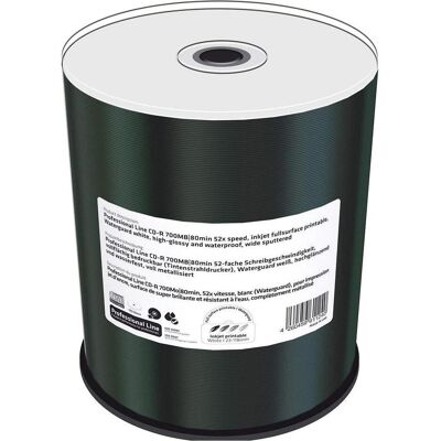 MediaRange CD-R Waterguard résistant à l'eau (100x), Support de données optiques - Publicité MediaRange CD-R Waterguard résistant à l'eau (100x), Support de données optiques - Publicité