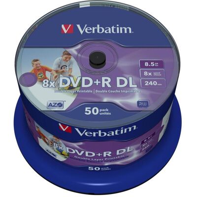 Verbatim Broche (50x), Support de données optiques - Publicité Verbatim Broche (50x), Support de données optiques - Publicité