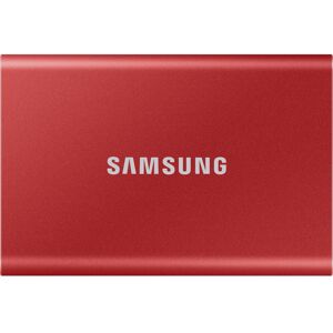 Samsung Portable T7 (0.50 To), SSD externe, Rouge - Publicité Samsung Portable T7 (0.50 To), SSD externe, Rouge - Publicité