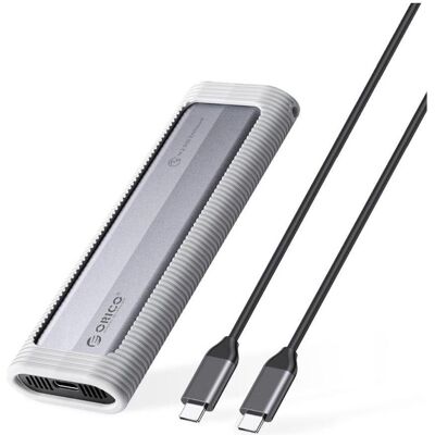 Orico Other Computer Accessory AXM2F M.2 SATA SSD USB-C 3.2 Disk Case - Gray (M.2), Boîtier pour disques durs, Gris, Argent - Publicité Orico Other Computer Accessory AXM2F M.2 SATA SSD USB-C 3.2 Disk Case - Gray (M.2), Boîtier pour disques durs, Gris, Argent - Publicité