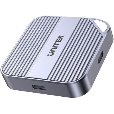 Unitek magnetisches Gehäuse USB-C für M.2 SSD (M.2), Boîtier pour disques durs, Gris - Publicité Unitek magnetisches Gehäuse USB-C für M.2 SSD (M.2), Boîtier pour disques durs, Gris - Publicité