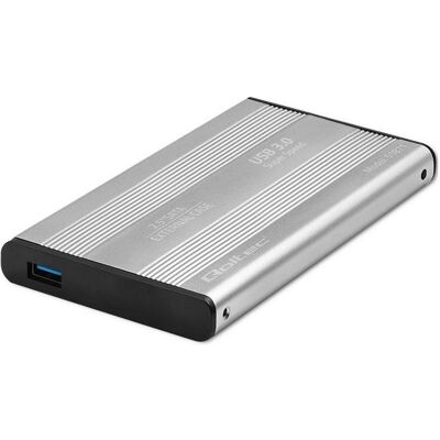 Qoltec Boîtier pour disque dur HDD SSD 2,5 pouces SATA3, USB3.0 (2.5"), Boîtier pour disques durs, Argent - Publicité Qoltec Boîtier pour disque dur HDD SSD 2,5 pouces SATA3, USB3.0 (2.5"), Boîtier pour disques durs, Argent - Publicité