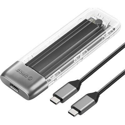 Orico Other Computer Accessory TXM2-C3 M.2 NVME USB-C 3.2 10Gb/s Disk Drive - Gray (M.2), Boîtier pour disques durs, Gris, Transparent - Publicité Orico Other Computer Accessory TXM2-C3 M.2 NVME USB-C 3.2 10Gb/s Disk Drive - Gray (M.2), Boîtier pour disques durs, Gris, Transparent - Publicité
