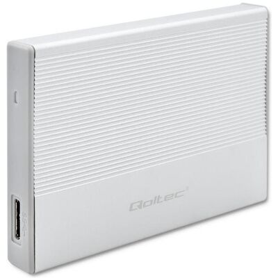 Qoltec Boîtier pour disque dur SSD 2,5 pouces, SATA, USB3.0, 2TB (2.5"), Boîtier pour disques durs, Argent - Publicité Qoltec Boîtier pour disque dur SSD 2,5 pouces, SATA, USB3.0, 2TB (2.5"), Boîtier pour disques durs, Argent - Publicité