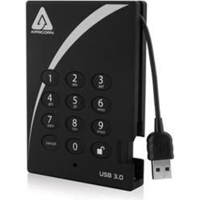 Apricorn Aegis Padlock Fortress - disque dur - crypté - 1 To - externe (portable) (1 To), Disque dur externe, Noir - Publicité Apricorn Aegis Padlock Fortress - disque dur - crypté - 1 To - externe (portable) (1 To), Disque dur externe, Noir - Publicité
