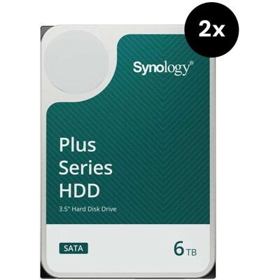 Synology 2 Plus 3.5"" SATA HDD Festplatten 6TB (6 To, 3.5"), Disque dur - Publicité Synology 2 Plus 3.5"" SATA HDD Festplatten 6TB (6 To, 3.5"), Disque dur - Publicité