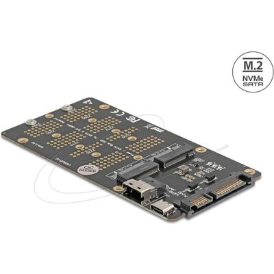 Delock Konverter M.2 Key M NVMe SSD zu SFF-8654 und M.2 Key, Disque dur : accessoires - Publicité Delock Konverter M.2 Key M NVMe SSD zu SFF-8654 und M.2 Key, Disque dur : accessoires - Publicité