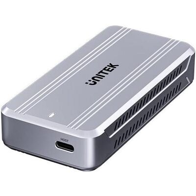 Unitek Obudowa SSD M2 Nvme Usb4 40gbps + Aktywne Chłodzenie (M.2), Boîtier pour disques durs, Argent - Publicité Unitek Obudowa SSD M2 Nvme Usb4 40gbps + Aktywne Chłodzenie (M.2), Boîtier pour disques durs, Argent - Publicité
