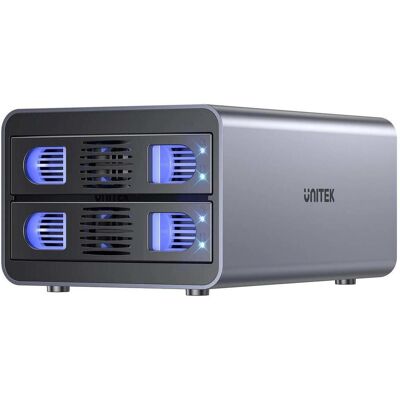 Unitek Kieszeń RAID do dysku SATA 2.5"/3.5" – 4 tryby, 40TB, 5Gb/s, Disque dur : accessoires - Publicité Unitek Kieszeń RAID do dysku SATA 2.5"/3.5" – 4 tryby, 40TB, 5Gb/s, Disque dur : accessoires - Publicité