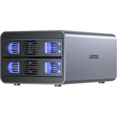 Unitek Boîtier pour disque dur SATA 2 5"/3 5" HDD/SSD 40TB (SATA), Boîtier pour disques durs, Gris - Publicité Unitek Boîtier pour disque dur SATA 2 5"/3 5" HDD/SSD 40TB (SATA), Boîtier pour disques durs, Gris - Publicité
