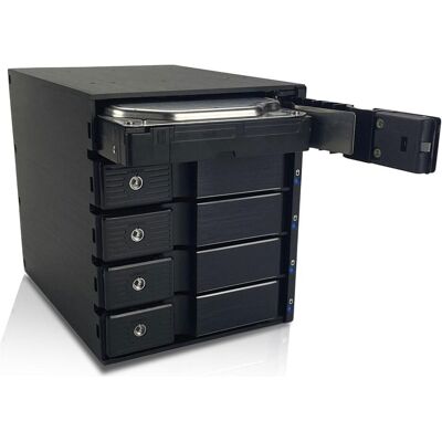 Fantec BP-SA3151-12G/6G SAS 12G + SATA 6G Backplane pour 5x 8,89cm 3,5 pouces HDD dans un 3x 13,335 cm (3.5"), Boîtier pour disques durs, Noir - Publicité Fantec BP-SA3151-12G/6G SAS 12G + SATA 6G Backplane pour 5x 8,89cm 3,5 pouces HDD dans un 3x 13,335 cm (3.5"), Boîtier pour disques durs, Noir - Publicité