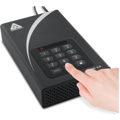 Apricorn Aegis Padlock DT ADT-3PL256-6000 - Disque dur - 6 To - externe (stationnaire) (6 To), Disque dur externe, Noir - Publicité Apricorn Aegis Padlock DT ADT-3PL256-6000 - Disque dur - 6 To - externe (stationnaire) (6 To), Disque dur externe, Noir - Publicité