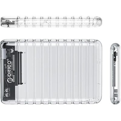 Orico 2139U3-V1 2,5" HDD/SSD USB Micro-B 5Gb/s Festplattenlaufwerk - Transparent, Boîtier pour disques durs, Transparent - Publicité Orico 2139U3-V1 2,5" HDD/SSD USB Micro-B 5Gb/s Festplattenlaufwerk - Transparent, Boîtier pour disques durs, Transparent - Publicité